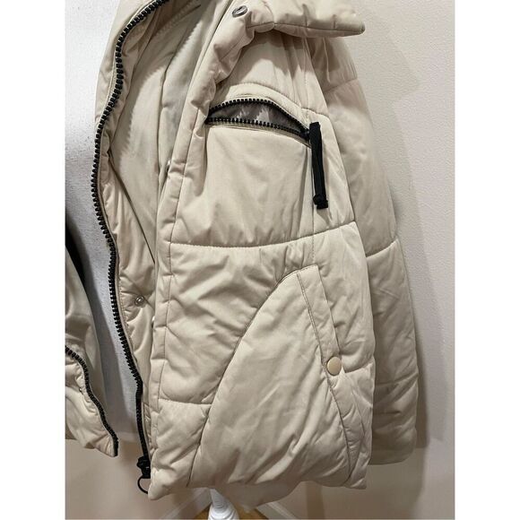 AVEC LES FILLES Womens Cold Weather Warm Puffer Jacket Size L - Picture 6 of 9